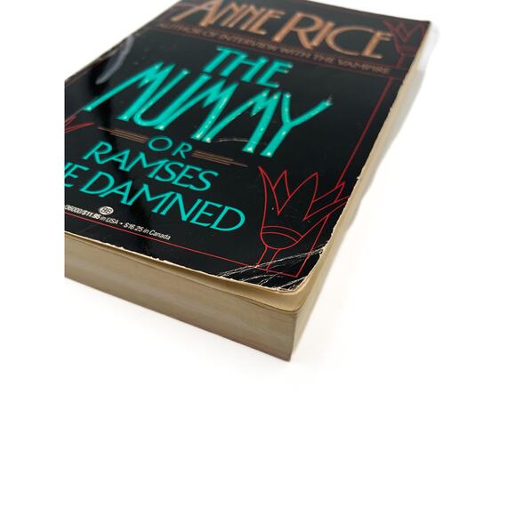 Vintage Paperback The Mummy Or Ramses The Damnet Anne Rice 1989 Ballantine Book - Picture 2 of 6